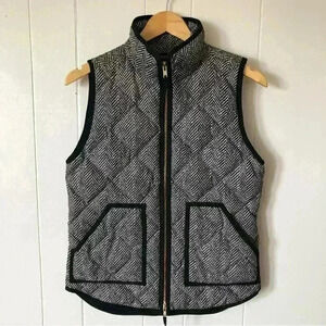 J.Crew Full Zip 2 Pockets 60% Down Puffer Quilted Vest Size XS